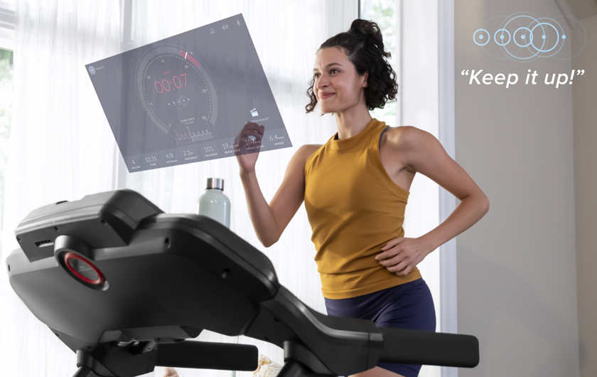 Friendly virtual coaching while working out
